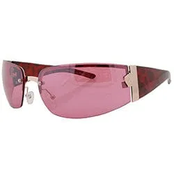 SOLSTICE Pink Rimless Sunglasses sold by Giant Vintage