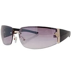 SOLSTICE Black/Smoke Rimless Sunglasses sold by Giant Vintage product image thumbnail 3