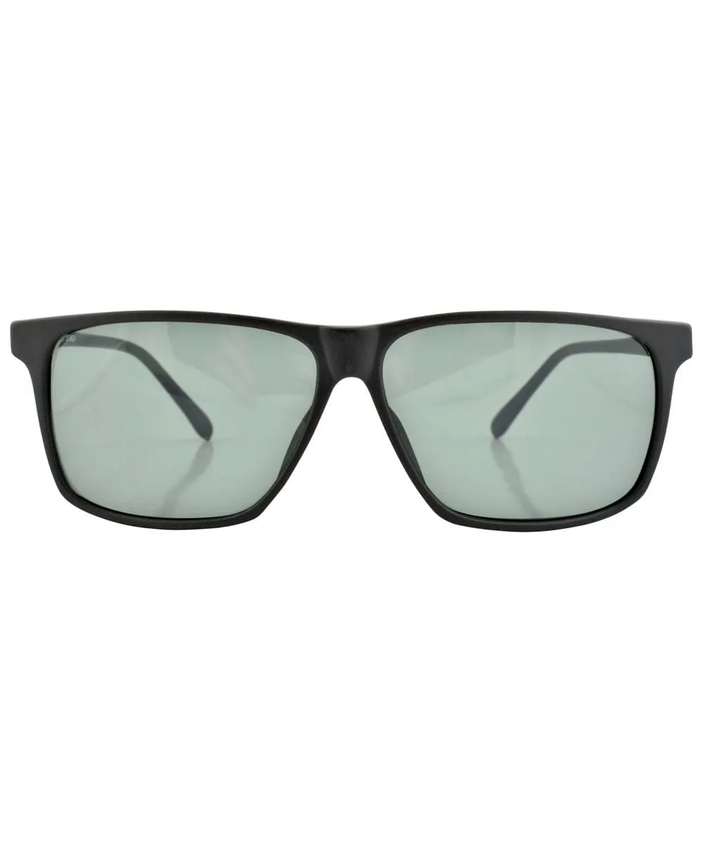CRUTHERS Black Square Sunglasses sold by Giant Vintage product image thumbnail 3