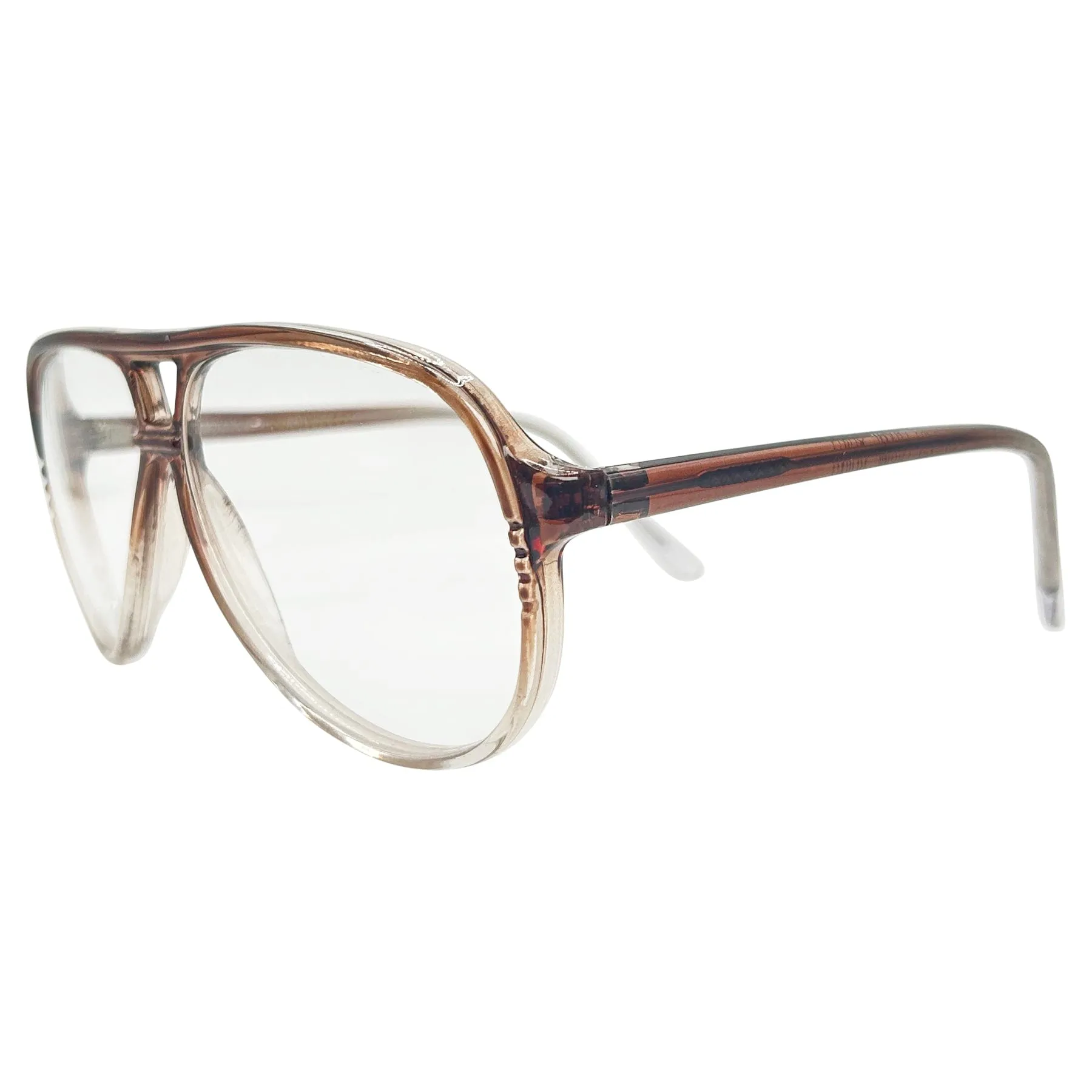 ESQUIRE Clear Aviator Glasses sold by Giant Vintage product image thumbnail 3