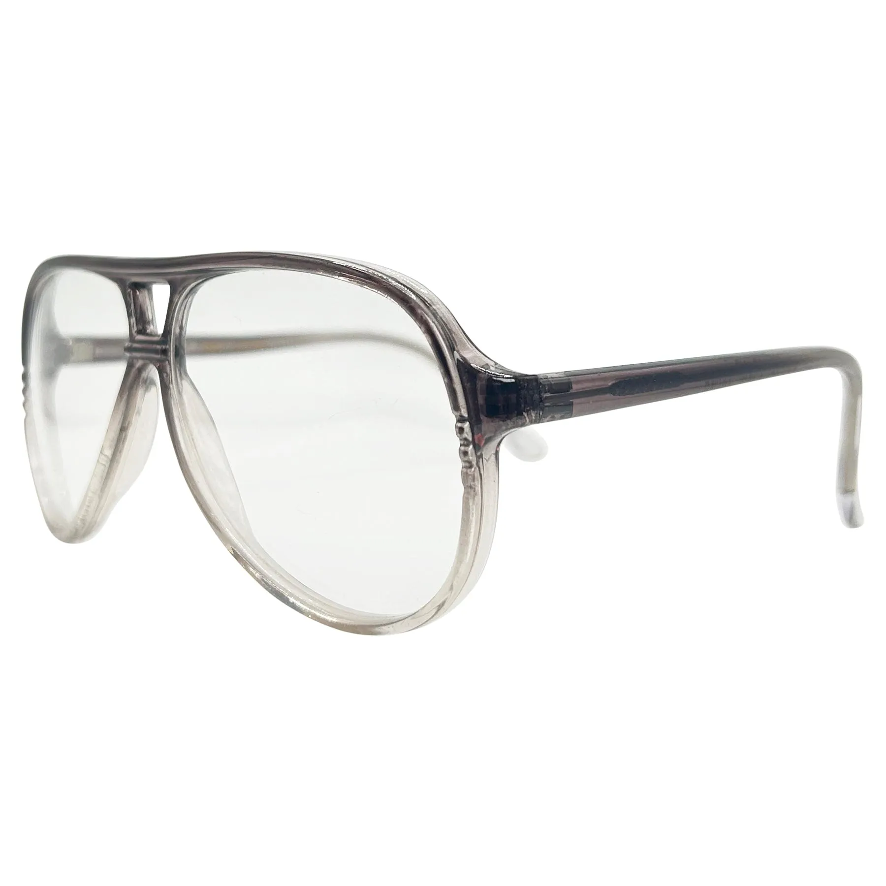 ESQUIRE Clear Aviator Glasses sold by Giant Vintage product image thumbnail 5