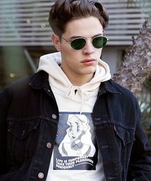 RIDLEY Silver/Green Classic Sunglasses sold by Giant Vintage product image thumbnail 4