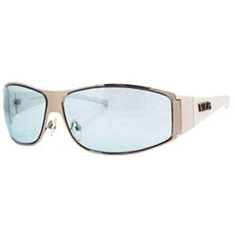 SPANGLISH Blue Hip-Hop Sexy Y2K Wrap Sunglasses sold by Giant Vintage