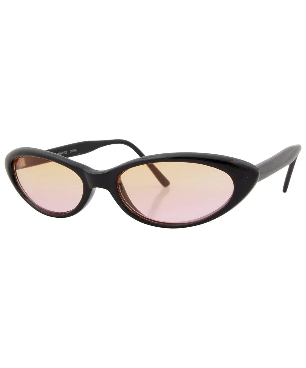 SPRITE Black/Sunrise Cat-Eye Sunglasses sold by Giant Vintage product image thumbnail 2