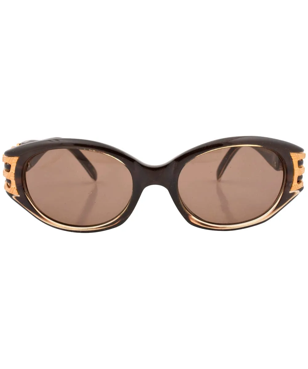 KIMLAN Crystal Brown Indie Sunglasses sold by Giant Vintage product image thumbnail 3