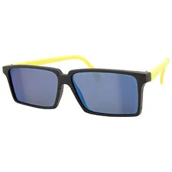 REAR-VIEW Yellow Square Sunglasses sold by Giant Vintage