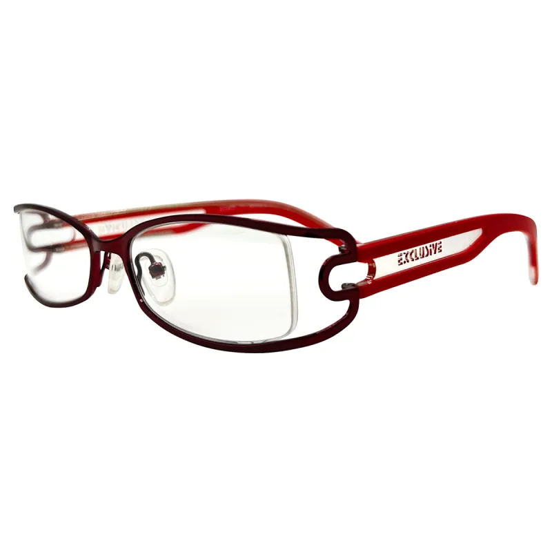TARGET Small Clear 90s Glasses *As Seen on: BELLA HADID* | Premium sold by Giant Vintage