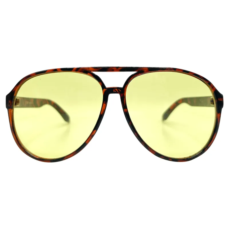 TRIG Tortoise Aviator Sunglasses | Blueblockers | Night Driving sold by Giant Vintage