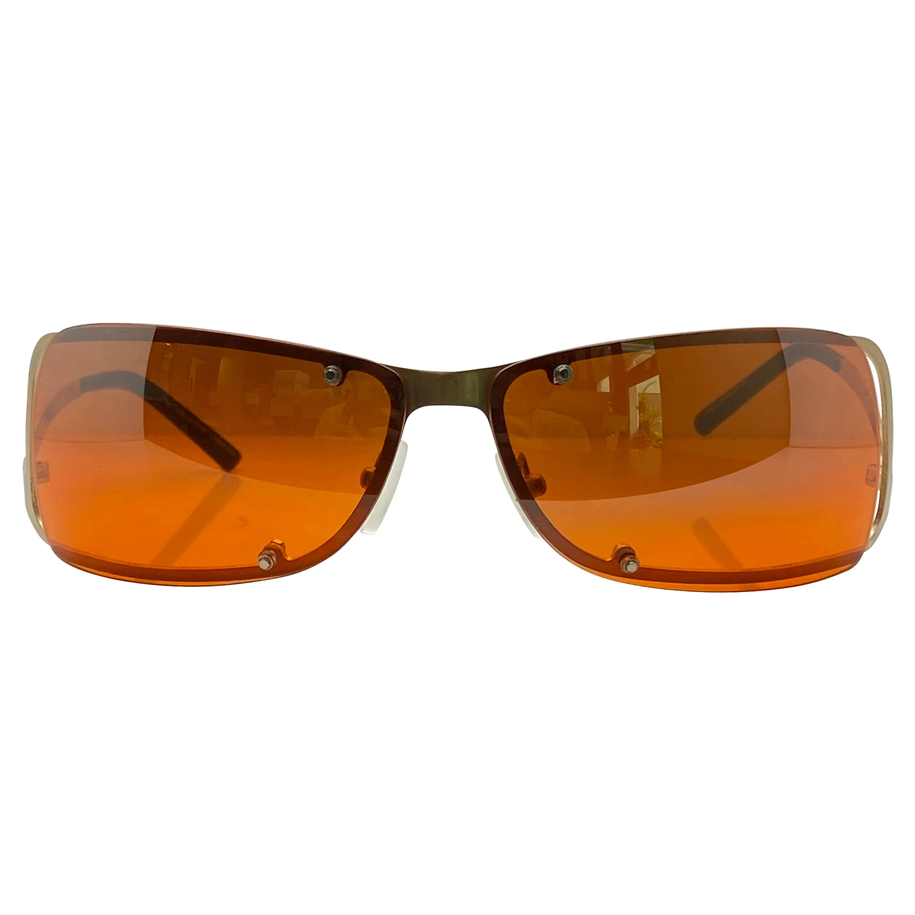 RIDER Orange Sunglasses sold by Giant Vintage product image thumbnail 2