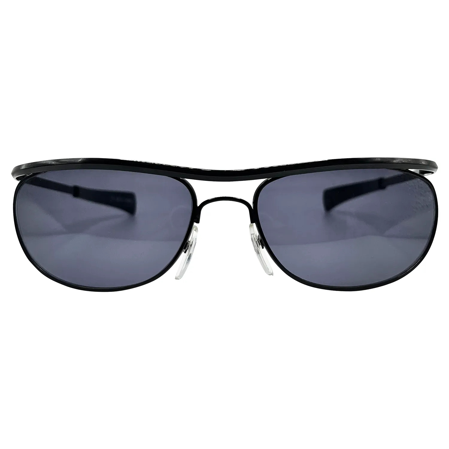 UNDERWORLD Black Retro Sports Sunglasses sold by Giant Vintage