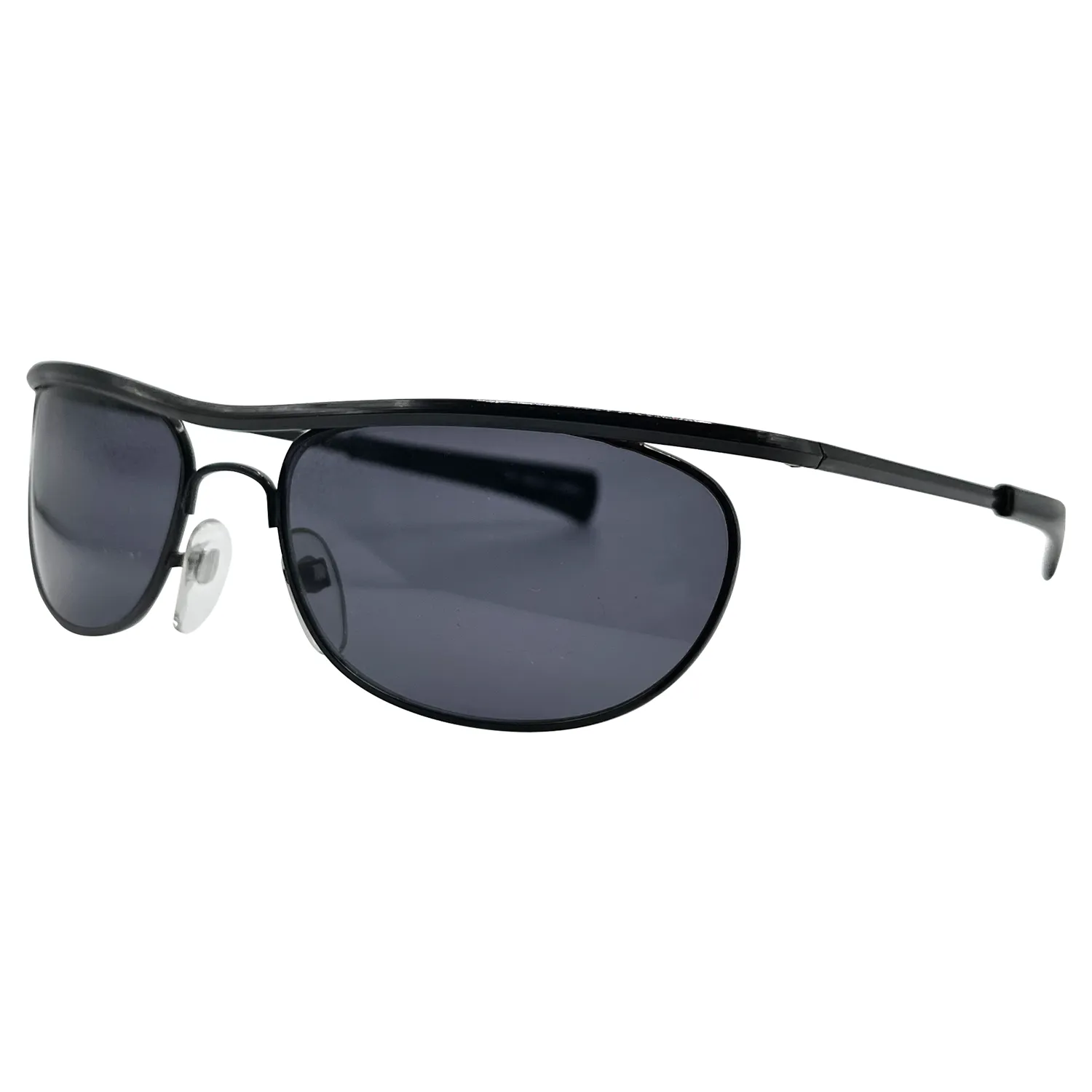 UNDERWORLD Black Retro Sports Sunglasses sold by Giant Vintage product image thumbnail 2