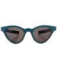 BESTEST Teal Cat-Eye Sunglasses sold by Giant Vintage