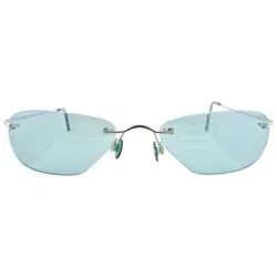 BINK Aqua Rimless Sunglasses sold by Giant Vintage