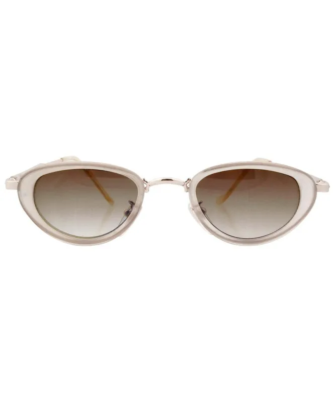 WILDE Oval Frost Sunglasses | Small Fit sold by Giant Vintage
