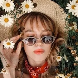 WILDE Oval Frost Sunglasses | Small Fit sold by Giant Vintage product image thumbnail 3