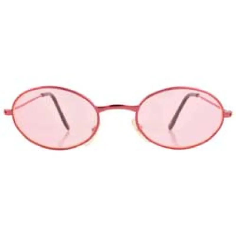 SHRIMP Pink Oval Sunglasses sold by Giant Vintage