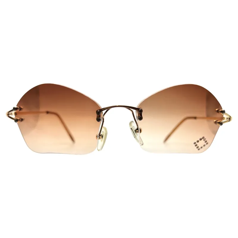 COSMIC Brown Rhinestones sold by Giant Vintage