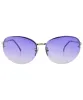 FACE Purple Rimless Sunglasses sold by Giant Vintage