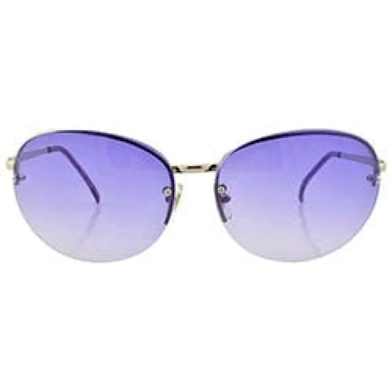 FACE Purple Rimless Sunglasses sold by Giant Vintage