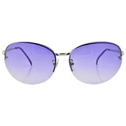 FACE Purple Rimless Sunglasses sold by Giant Vintage