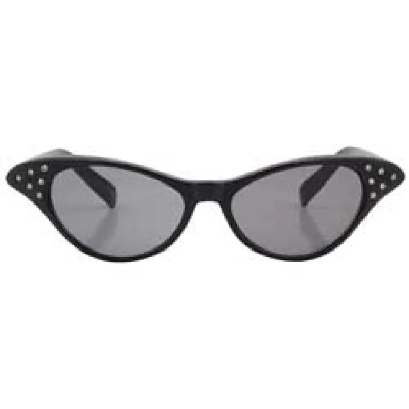 DEBEVIC'S Black/SD Cat-Eye Sunglasses sold by Giant Vintage