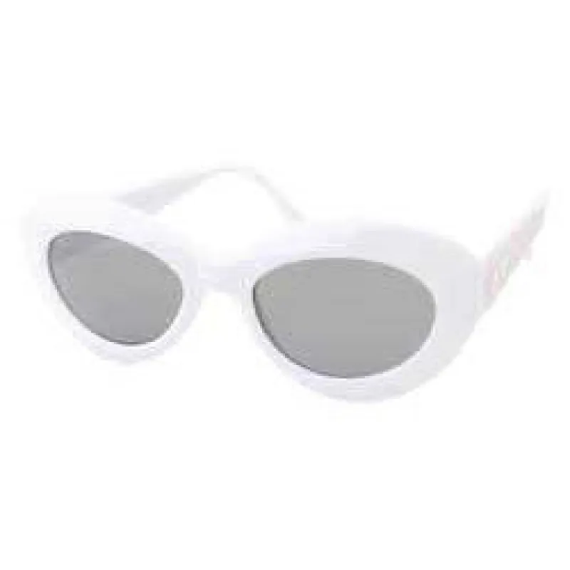 TOYLAND White Cat-Eye Sunglasses sold by Giant Vintage