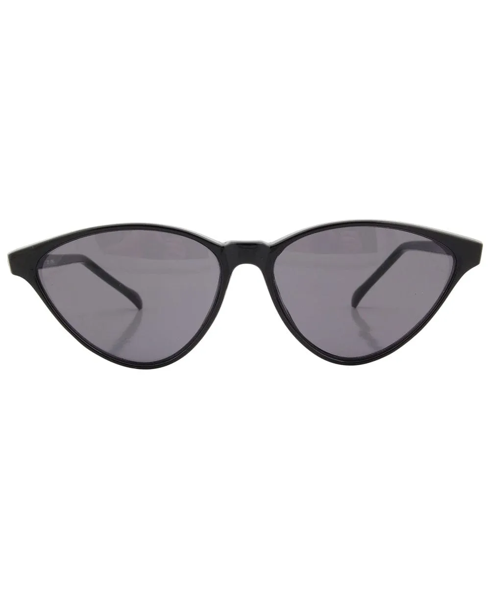 JONES Black/Smoke Cat-Eye Sunglasses sold by Giant Vintage product image thumbnail 3