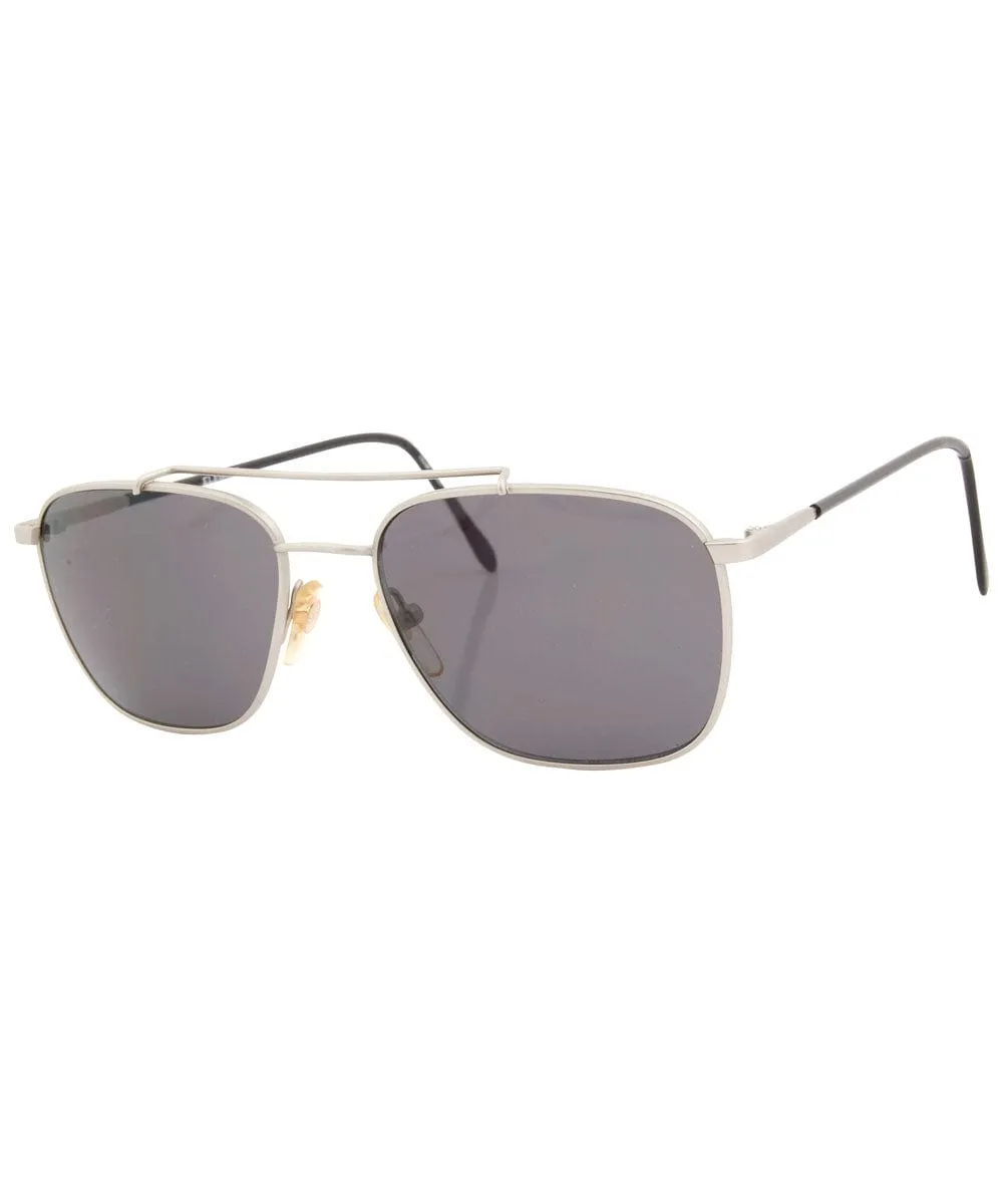FRANK Silver Aviator Sunglasses sold by Giant Vintage product image thumbnail 2