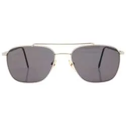FRANK Silver Aviator Sunglasses sold by Giant Vintage
