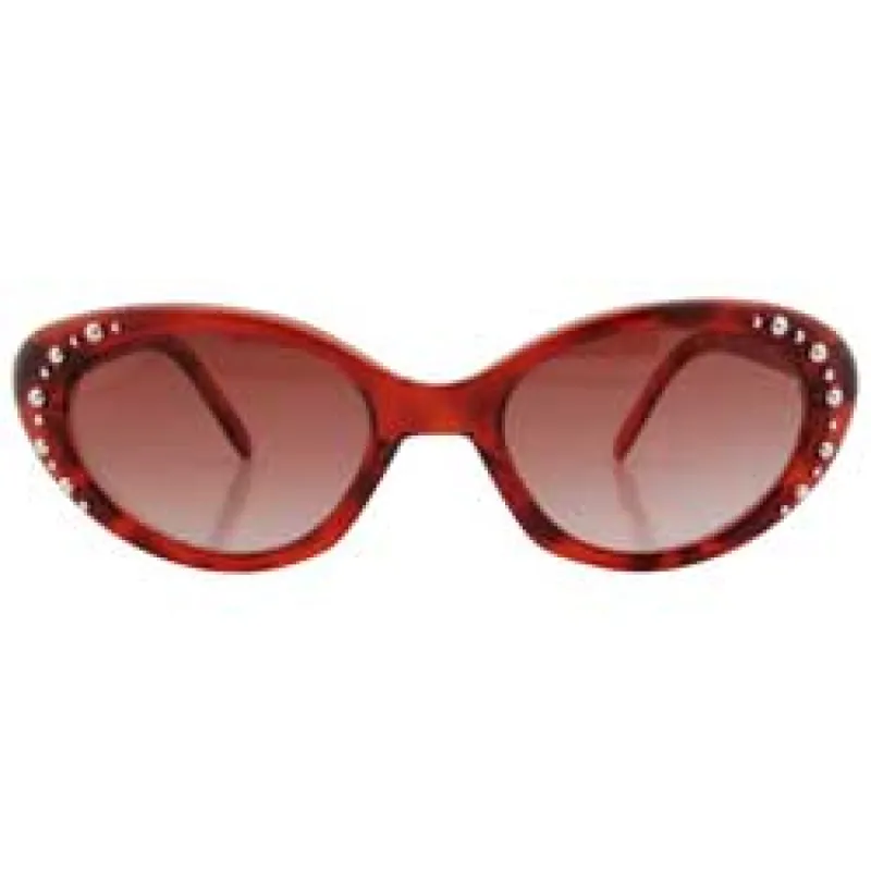 RIVIERA Tortoise Cat-Eye Sunglasses sold by Giant Vintage