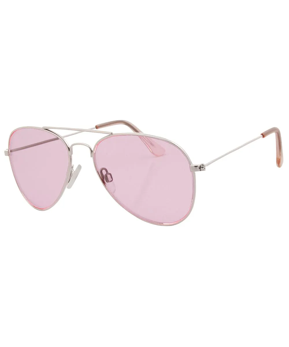 ZISSOU Pink Aviator Sunglasses sold by Giant Vintage product image thumbnail 2
