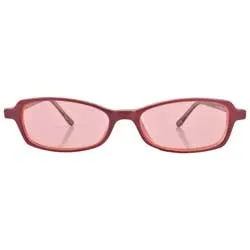 BESTIE Rose/Pink Square Sunglasses sold by Giant Vintage
