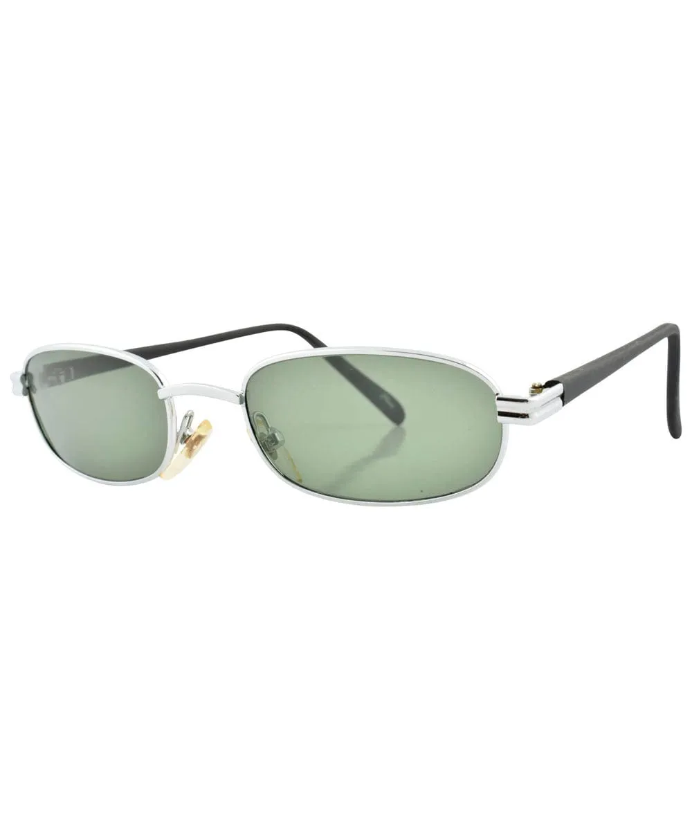 BUDDY Silver Square Sunglasses sold by Giant Vintage product image thumbnail 2