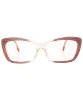TINA Brown Clear Glasses sold by Giant Vintage