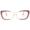 TINA Brown Clear Glasses sold by Giant Vintage