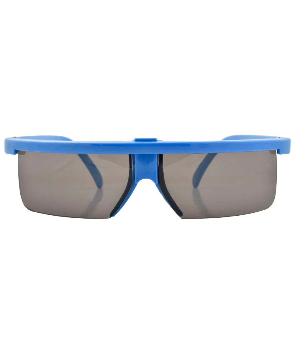 SQUATTER Blue Fashion-Forward Sunglasses sold by Giant Vintage product image thumbnail 3