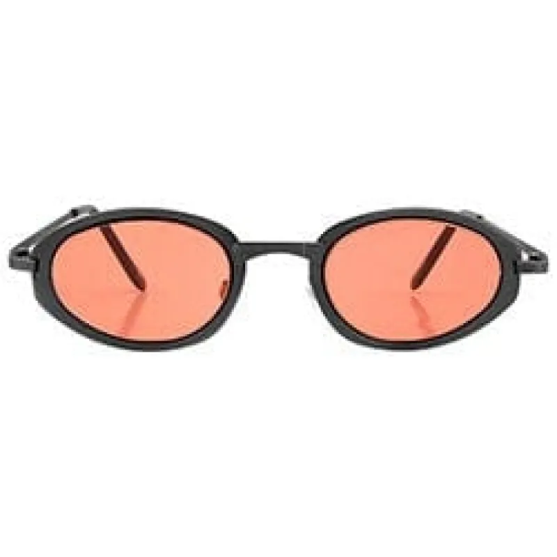 XAXA Black Oval Sunglasses sold by Giant Vintage