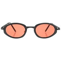 XAXA Black Oval Sunglasses sold by Giant Vintage