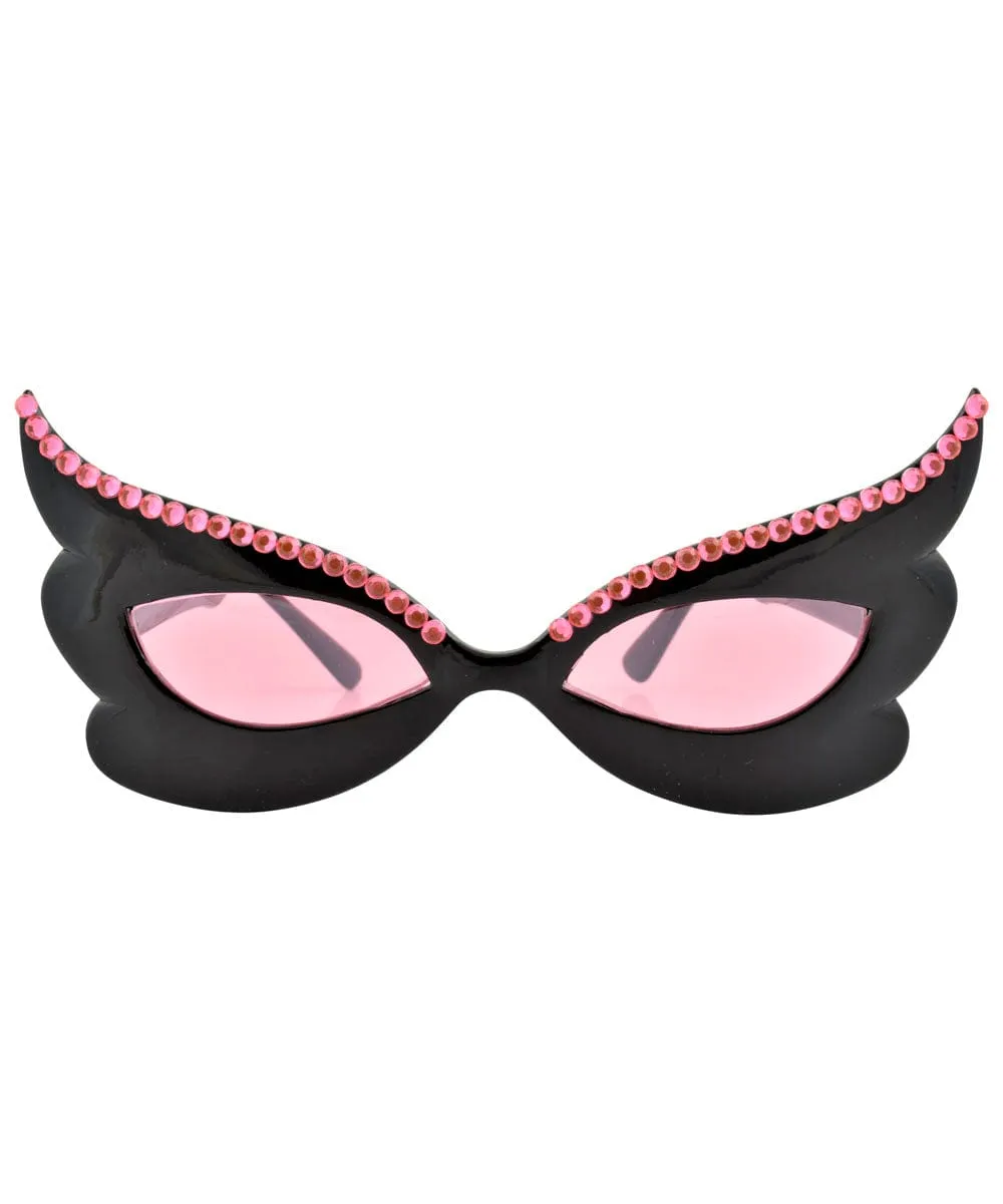 FAIRE Pink/Pink Cat-Eye Sunglasses sold by Giant Vintage product image thumbnail 3