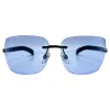 BLOSSOM Rimless Y2k Sunglasses sold by Giant Vintage