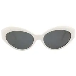 SISTER K White Cat-Eye Sunglasses sold by Giant Vintage
