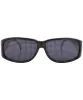 EXPLICIT Black Square Sunglasses sold by Giant Vintage