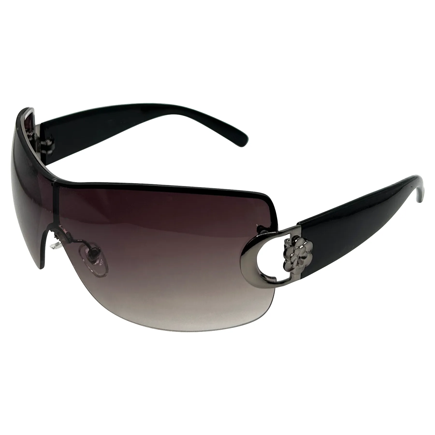 IRIS Shield Y2K Sunglasses sold by Giant Vintage product image thumbnail 4