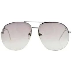 BOMBURST Silver Aviator Sunglasses sold by Giant Vintage