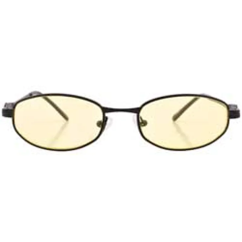 CHIHUAHUA Yellow/Black Square Sunglasses sold by Giant Vintage