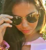 TRIBECA Demi/Gold 90s Cat-Eye Classic Sunglasses sold by Giant Vintage
