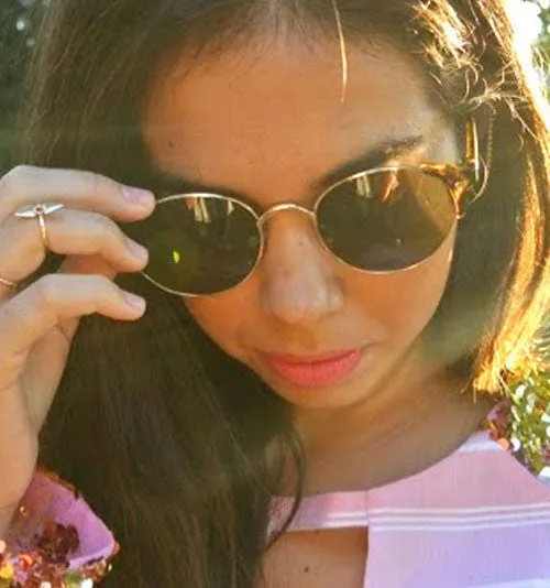 TRIBECA Demi/Gold 90s Cat-Eye Classic Sunglasses sold by Giant Vintage product image thumbnail 3