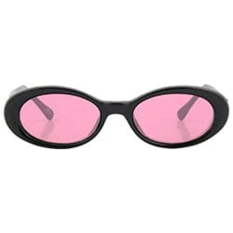 INSIGHT Black/Pink Oval Sunglasses sold by Giant Vintage