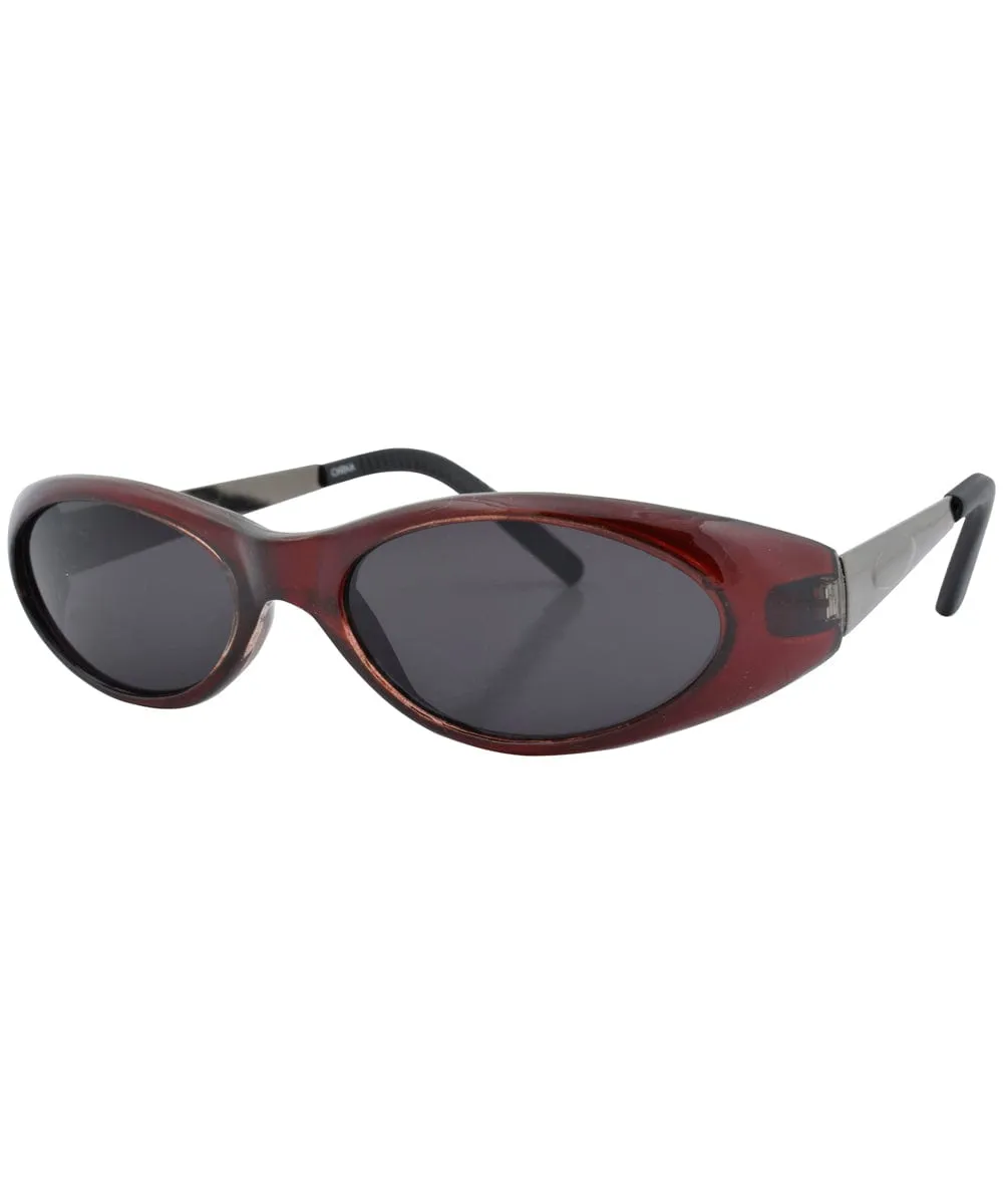CAT-TAGEOUS Maroon Cat-Eye Sunglasses sold by Giant Vintage product image thumbnail 2