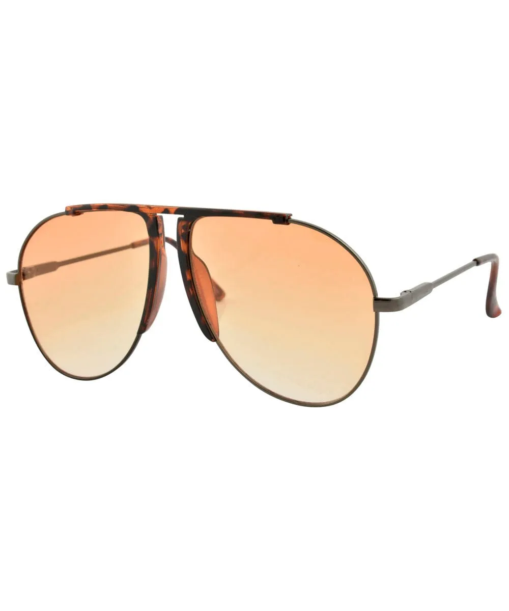 ROLLER Orange Aviator Sunglasses sold by Giant Vintage product image thumbnail 2